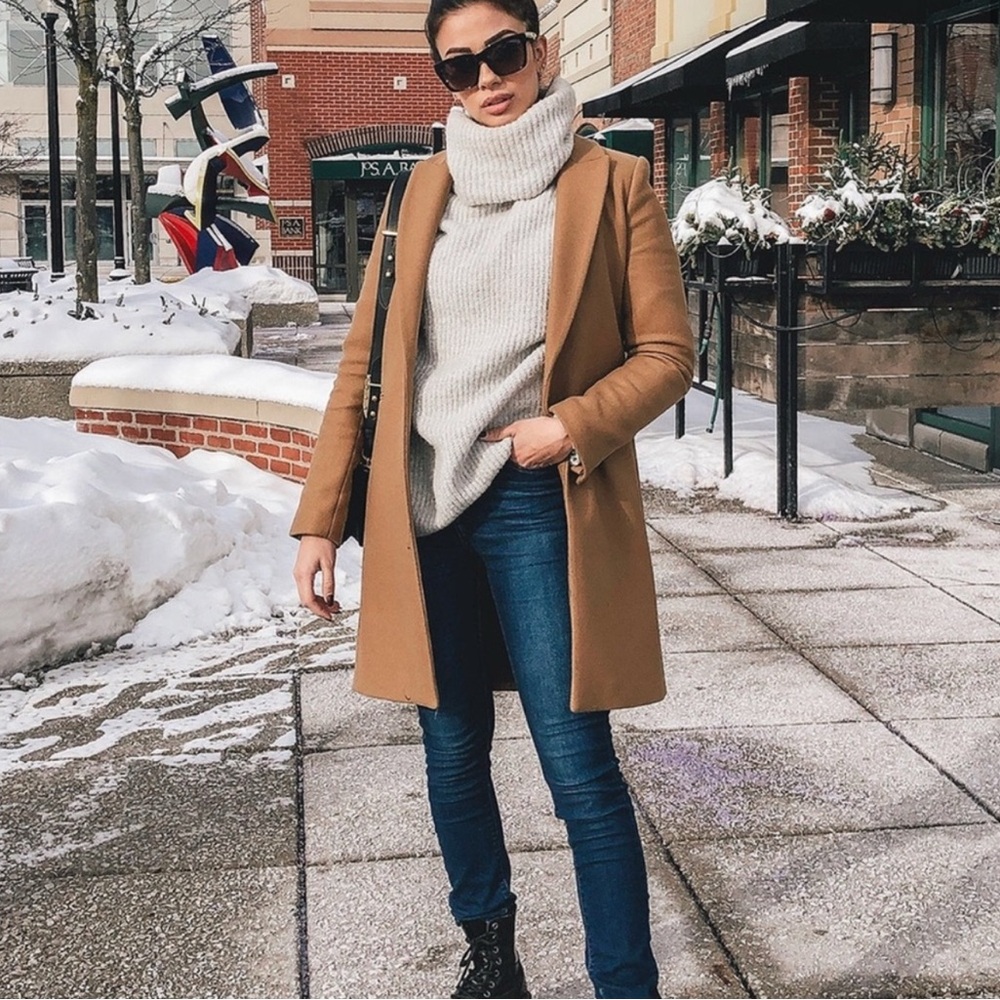 Camel Colored Long Coat